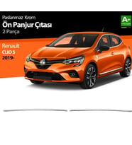 Renault Clio Uyumlu 5 Krom Ön Panjur 2 Parça. 2019 Ve Üzeri Drs Tunıng
