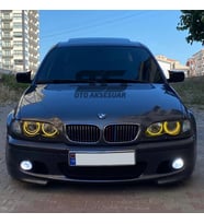 E46 Batman Yarasa Ayna Kapağı Piona Black 1998 - 2005 Arası Kasalara Uyumlu