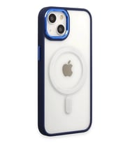 iPhone 15 Pro Kılıf Room Magneticsafe Silikon - Lacivert