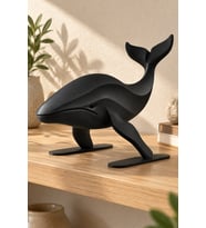 Balina Dekoratif Biblo - 22cm Büyük Boy
