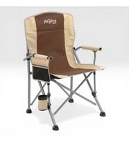 Argeus Rustic Katlanabilir 150Kg Kamp Sandalyesi - Kahve/Kum