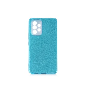 Samsung Galaxy A53 5G Uyumlu Kılıf Zore Shining Silikon (Mavi)