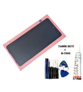 Tkgz Xiaomi Mi 11T Uyumlu Lcd Ekran Dokunmatik + B-7000 + Tamir Seti
