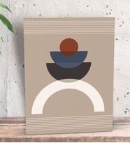 BK Gift Yatak Odası Konseptli  Dekoratif Mini Kanvas Tablo 15x20cm-55