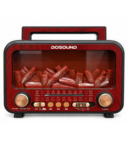 DOSOUND FP-2393-S Şömine Efektli Bluetooth Nostaljik Radyo