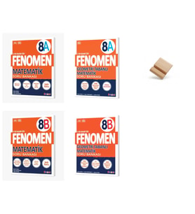 Fenomen LGS 2027 A ve B Serisi Matematik + Geometri Soru Bankası + Telefon Standı