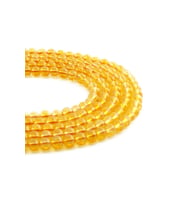 Sitrin Taşı Küre Kesim Parlak 4mm Doğal Taş Dizi [AB+]