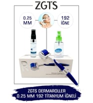 Zgts Blue Line Dermaroller 0.25mm Titanyum 192 Iğneli Derma Roller