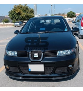 Seat Toledo Mk2 Cupra R Uyumlu Ön Lip Mat Siyah Ön Tampon Lip