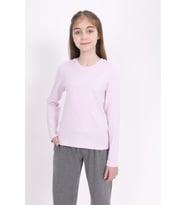 Toontoy Kız Çocuk Baskılı Tişört (Açık Lila)