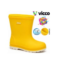 Vicco Mellow Kürklü Pvc Su Çizmesi Yağmur Botu Ortopedik Çocuk Bot