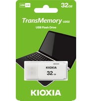 32GB USB2.0 KIOXIA BEYAZ USB BELLEK LU202W032GG4