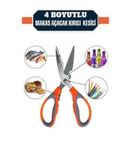 TransForMacion Kuhn 4 Boyutlu Mutfak Makası Açacak Kırıcı Kesici 715964