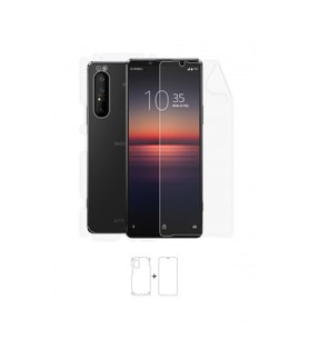Sony Xperia 1 II Full Body Ekran Koruyucu Ön Arka Yan Darbe Emici Poliüretan Film