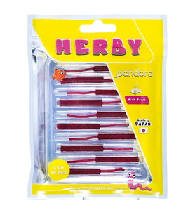 Pandora Herby  5cm 10 Adet LRF Silikonu Red Berry
