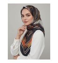Halka Zincir Desenli Soft Eşarp Desen 1 Renk 10