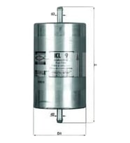 Mercedes W220 W163 Yakıt Filtresi OM628 6280920101 Knecht