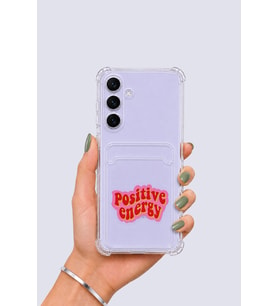 Samsung Galaxy S25 FE Kartlıklı Pozitif Enerji Desenli Kılıf - GLST5275-9007
