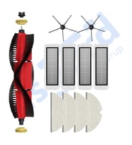 ROBOROCK  S50 – S55 –S5 MAX – S6 – S6 MAXV Uyumlu 1 Ana Fırça 2 Yan Fırça 4 Filtre 4 Mop PKT-iasgf0000696