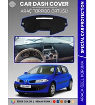 RENAULT MEGANE 2 NAVİGASYONSUZ (2003-2009) Torpido Örtüsü Ön Göğüs Halı Torpido Koruma Araca Özel
