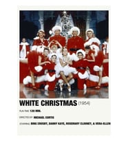 Beyaz Noel (1954) Alternatif Film Afiş Poster Tablo Ahşap Poster Dekoratif