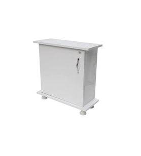 Kanki Pet 65 Cm MDF Akvaryum Sehpa Beyaz Düz 65x26x67 cm