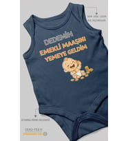 Dedemden Sıfır Kollu Bebek Zıbını %100 Pamuk
