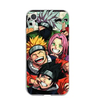 Iphone XR Uyumlu Naruto Tasarımlı Şeffaf Telefon Kılıfı