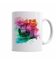 Aquarele Bird Kupa Bardak Porselen
