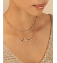 Kişiye Özel Minimalist Zarif İsim Kolye 925K Gümüş (Gold)