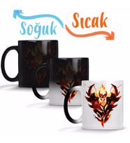 Dota 2 Shadow Demon Sihirli Kupa Bardak Porselen