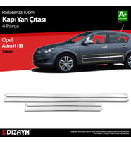 Opel Astra H HB Krom Kapı Yan Çıtası 2004-2013