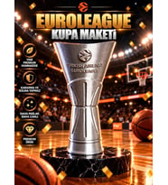 EuroLeague Kupası Maketi Basketbol Şampiyonluk Kupası Dekoratif Ödül