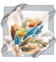 Twill İpek  Eşarp-8516713 (Gri)