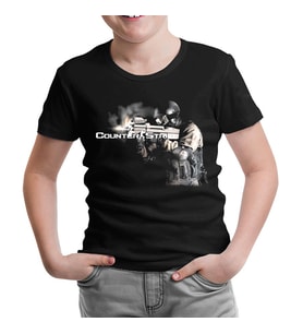 Counter Strike 2 Siyah Çocuk Tshirt