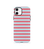 iPhone 11 Vorian Çift Katmanlı MagSafe Kılıf Candy Horizon Stripe