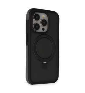 Joko Apple İphone 15 Pro Zorda Airbag Magsafe Standlı Kapak - Siyah
