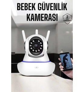 Wifi Kamera Ev Kamerası Gece Görüşlü Kablosuz Bebek Izleme Kamerası