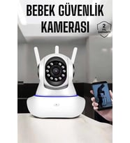 Wifi Kamera Ev Kamerası Gece Görüşlü Kablosuz Bebek Izleme Kamerası