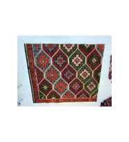 Antik Görünümlü El Dokuma Kilim 117 X 134 Cm