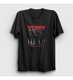 Presmono Unisex Siyah Souls Testament T-Shirt 388698tt