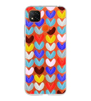 PrintiFy Xiaomi Redmi 10A ile Uyumlu 1mm Slim Fit Water Color 1 Baskılı Şeffaf  Kılıf
