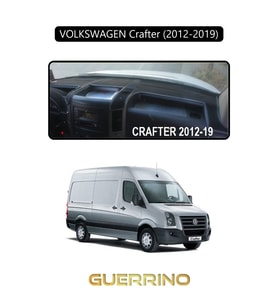 VOLKSWAGEN Crafter (2012-2019)TORPİDO KORUMA HALISI SİYAH KENAR