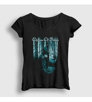 Presmono Kadın Siyah Forest Children of Bodom T-Shirt 33284tt