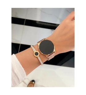 Unisex Çelik Dokunmatik Led Rolex Model Kol Saati
