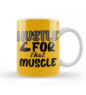 Gym Workout Fitness Lover Motivation Gift Quotes For MEN   Kupa Bardak Porselen