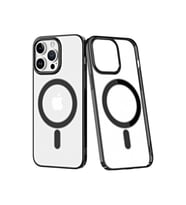 iphone 14 Pro Max Lazer Magsafe Silikon Kılıf (Siyah)