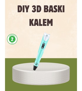 ABS ve PLA Filament Destekli 3D Yazıcı Kalem