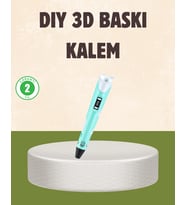 ABS ve PLA Filament Destekli 3D Yazıcı Kalem
