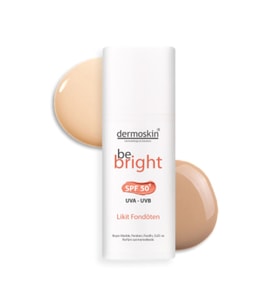 DERMOSKIN Be Bright Spf50+ Likit Fondöten 33ml - Light 8697796000813